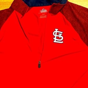 St. Louis Cardinals dry fit quart zip pullover